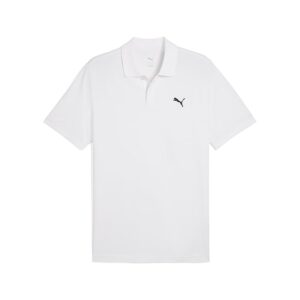 Puma Men Cotton Blend Solid Regular Fit Polos